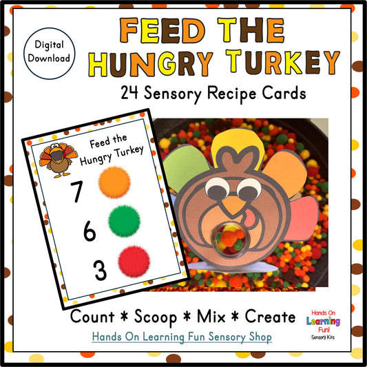 Feed the Hungry Turkey – Counting & Fine Motor Activity