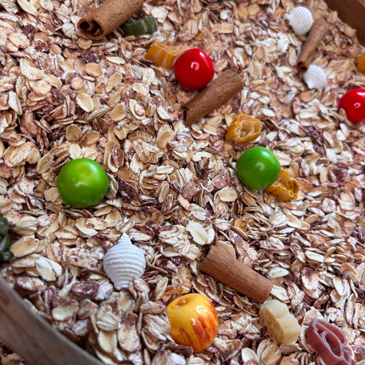 Apple Crisp Sensory Kit Preschool Fall  Pretend Baking Activity