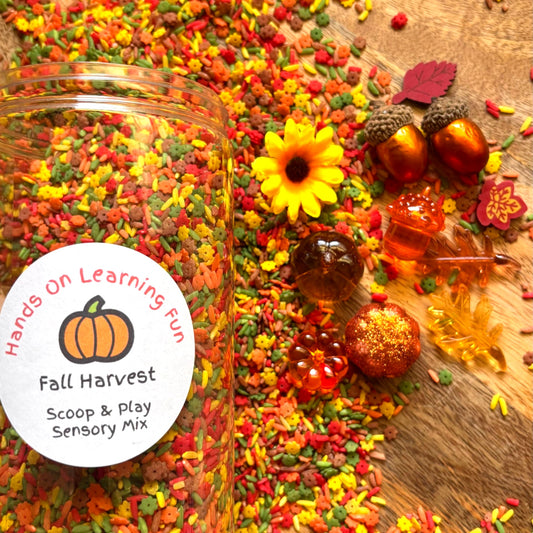 Fall Harvest Scoop & Play Sensory Mix