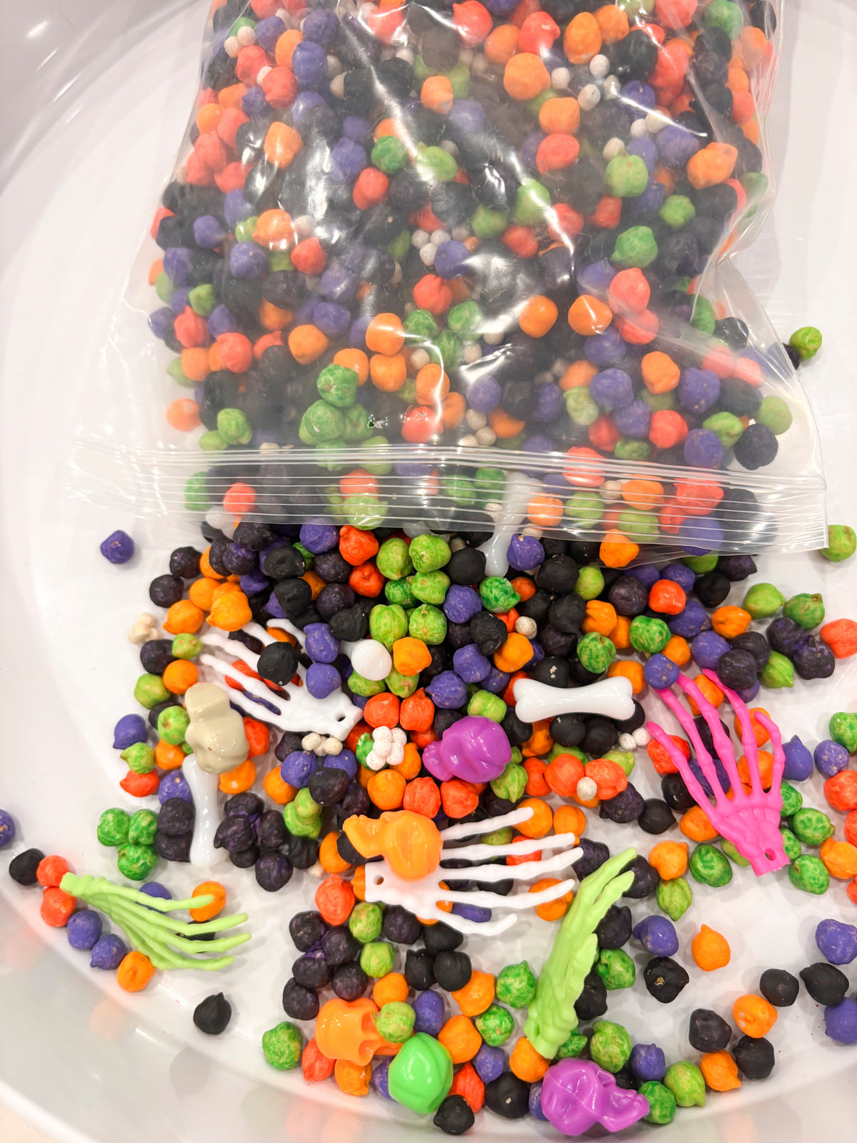 Skeleton Soup Sensory Filler | 2 lb. Halloween Sensory Bin Mix