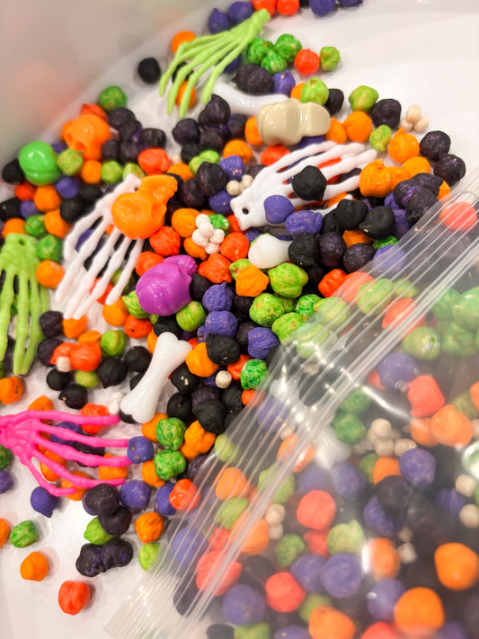 Skeleton Soup Sensory Filler | 2 lb. Halloween Sensory Bin Mix