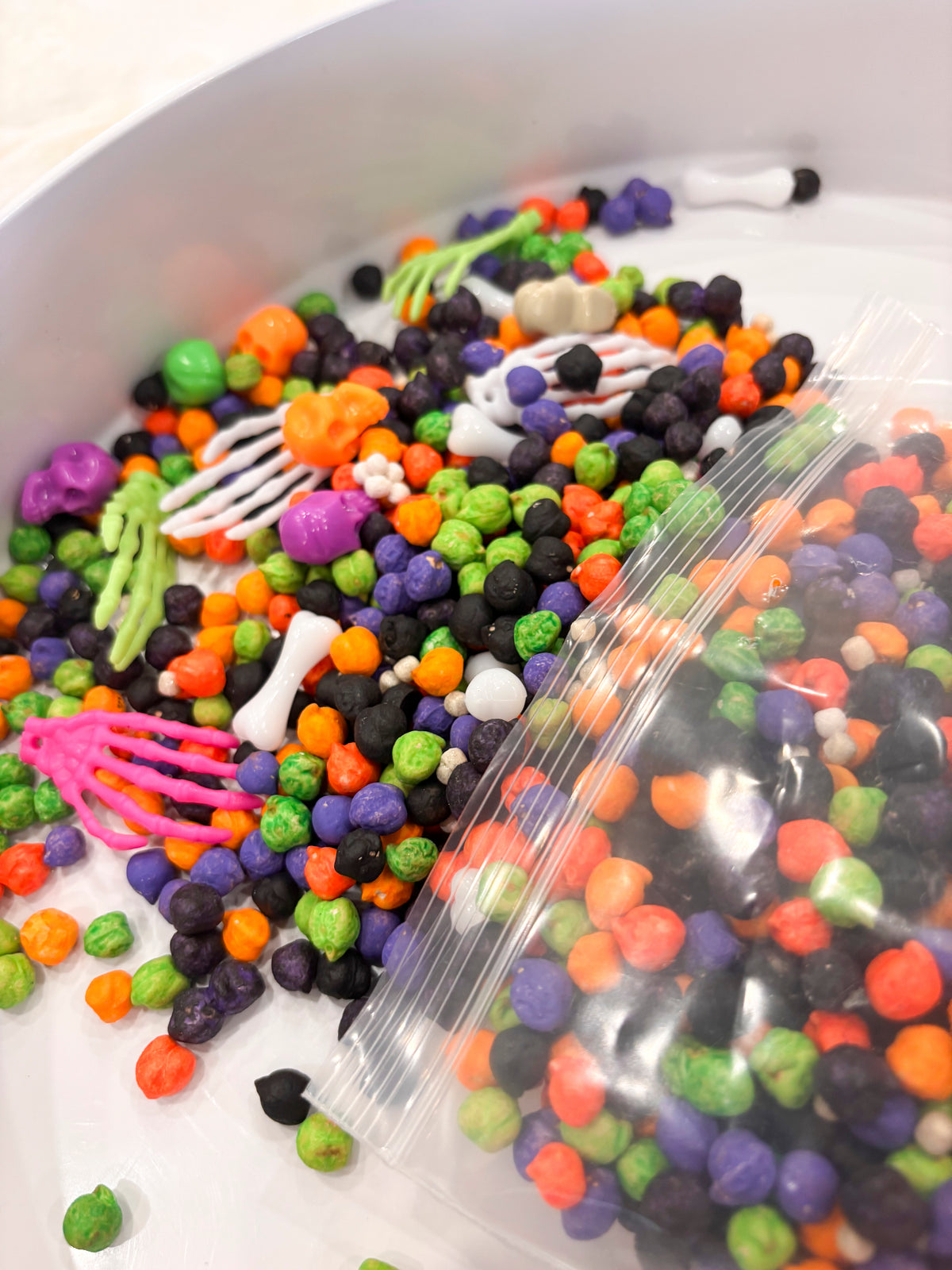 Skeleton Soup Sensory Filler | 2 lb. Halloween Sensory Bin Mix