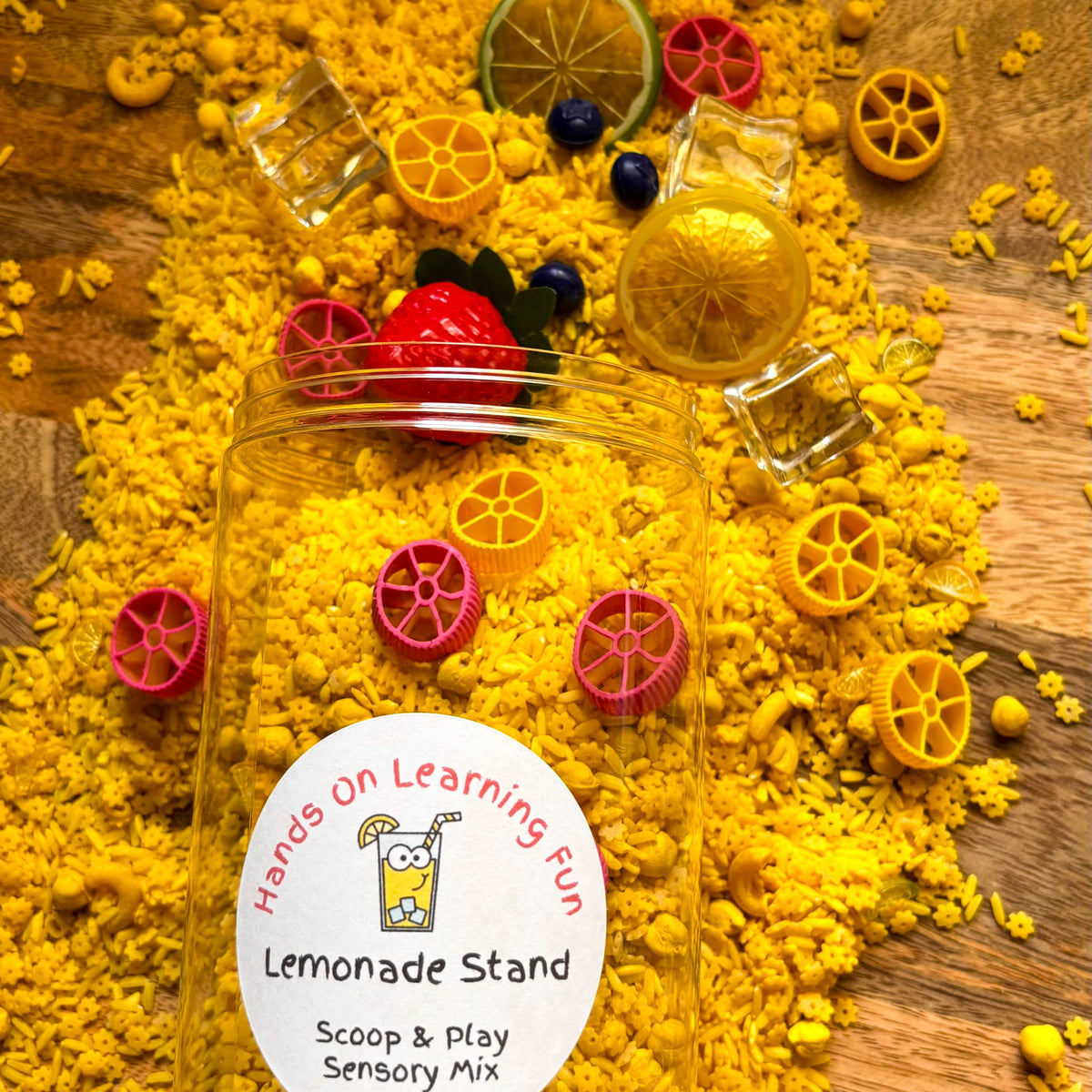 Lemonade Stand Scoop & Play Sensory Mix