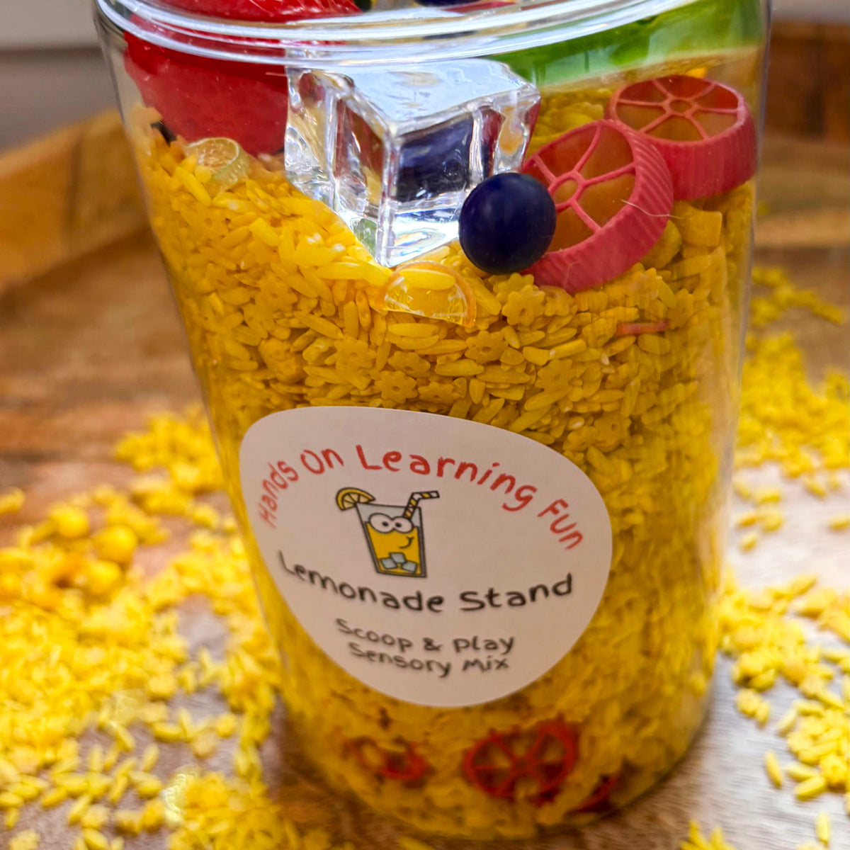 Lemonade Stand Scoop & Play Sensory Mix