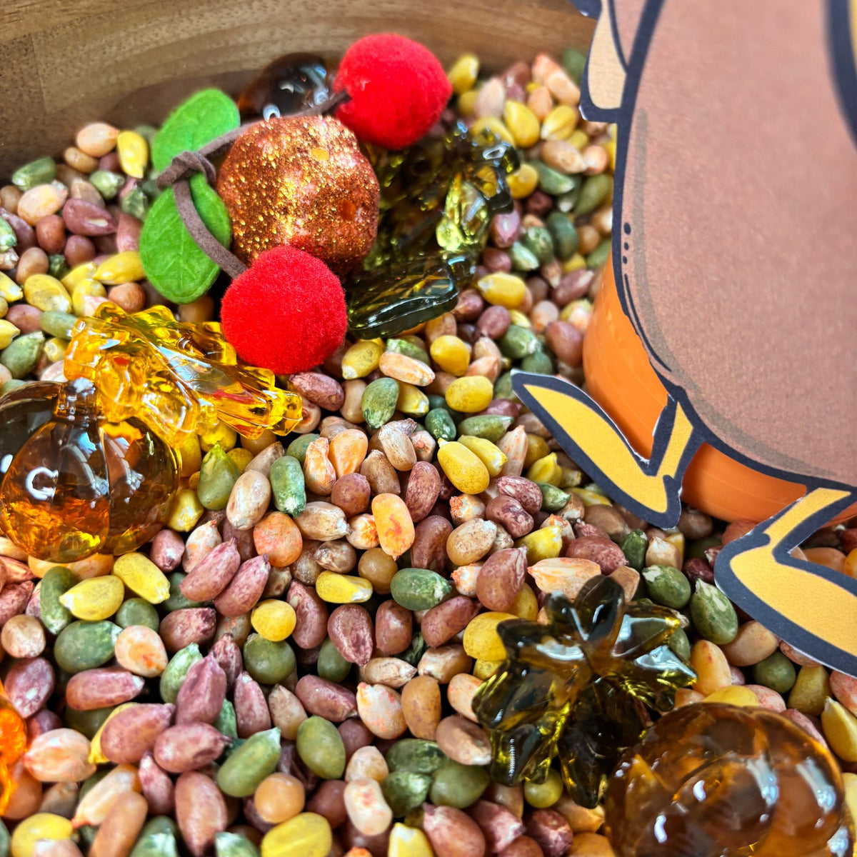 Feed the Turkey Sensory Kit | Preschool Fall Fine Motor Activity