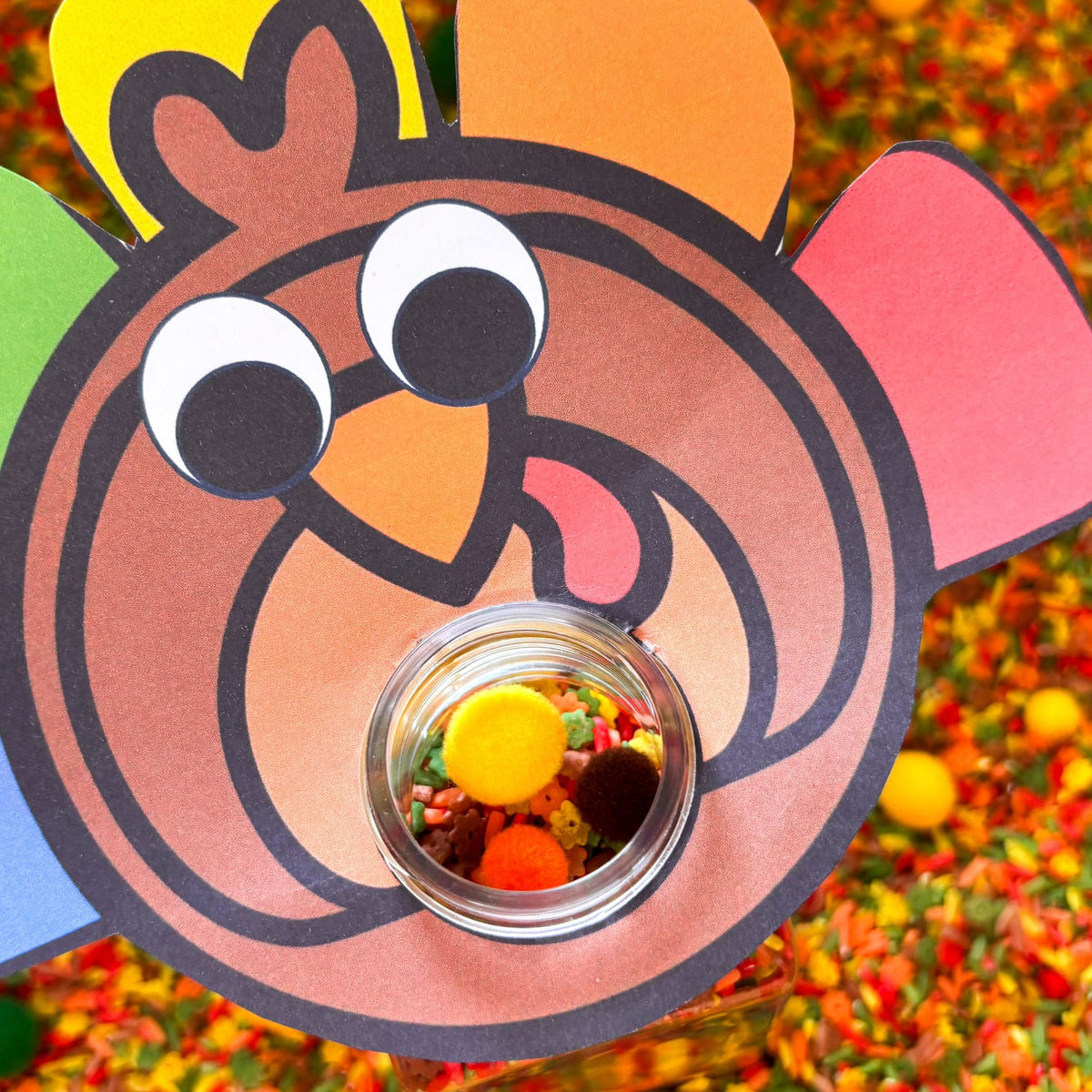 Feed the Hungry Turkey Fine Motor Kit | Preschool Counting Activity