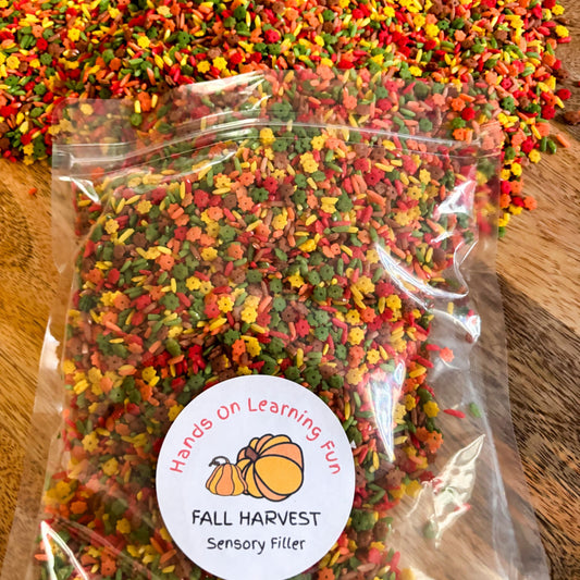 Fall Harvest Sensory Filler | 2 lb. Fall Sensory Bin Mix